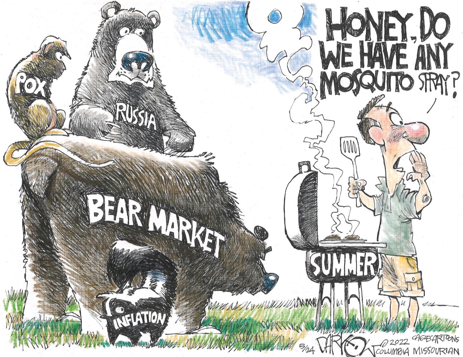 Summer Time | Political Cartoon