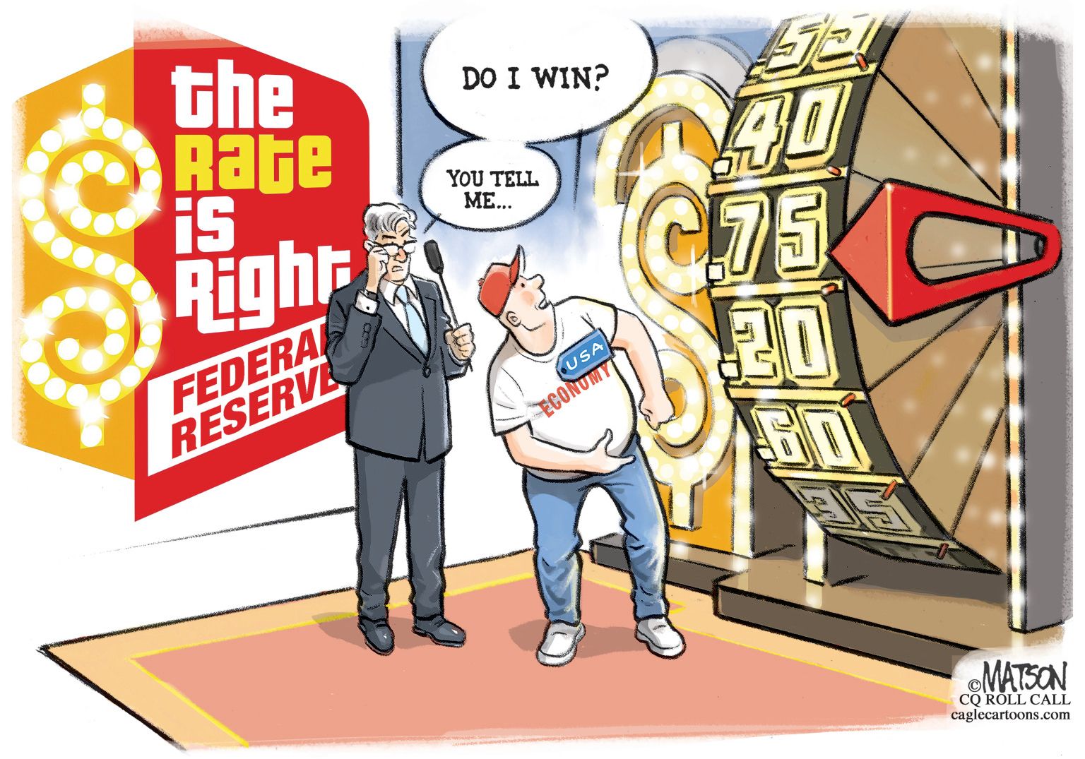 Federal Reserve Rate Hike - Political Cartoon