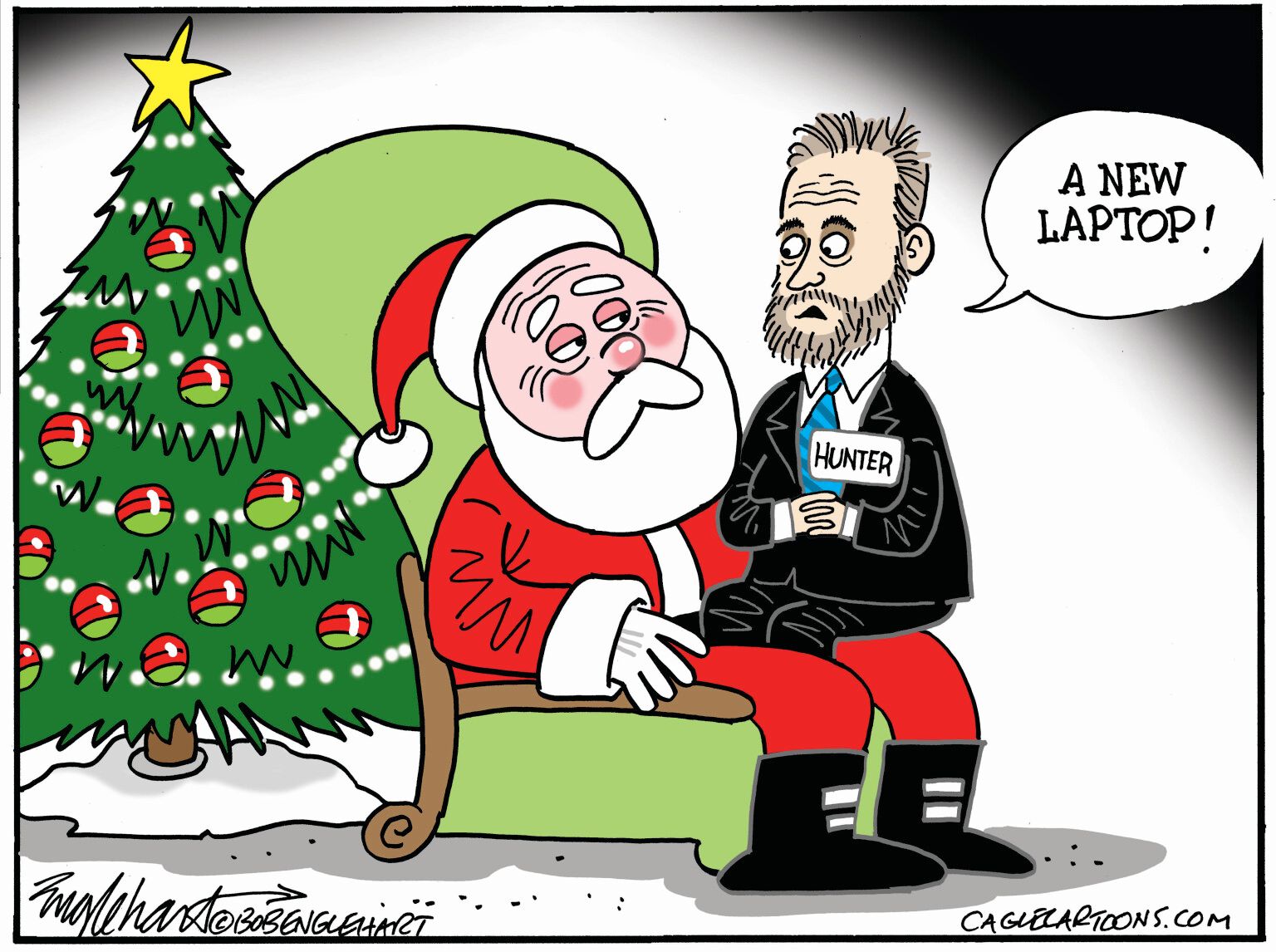 Hunter Biden's Christmas - Editorial Cartoon