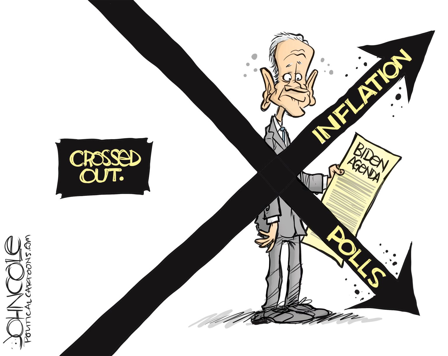 Biden Agenda | News JustIN Political Cartoon