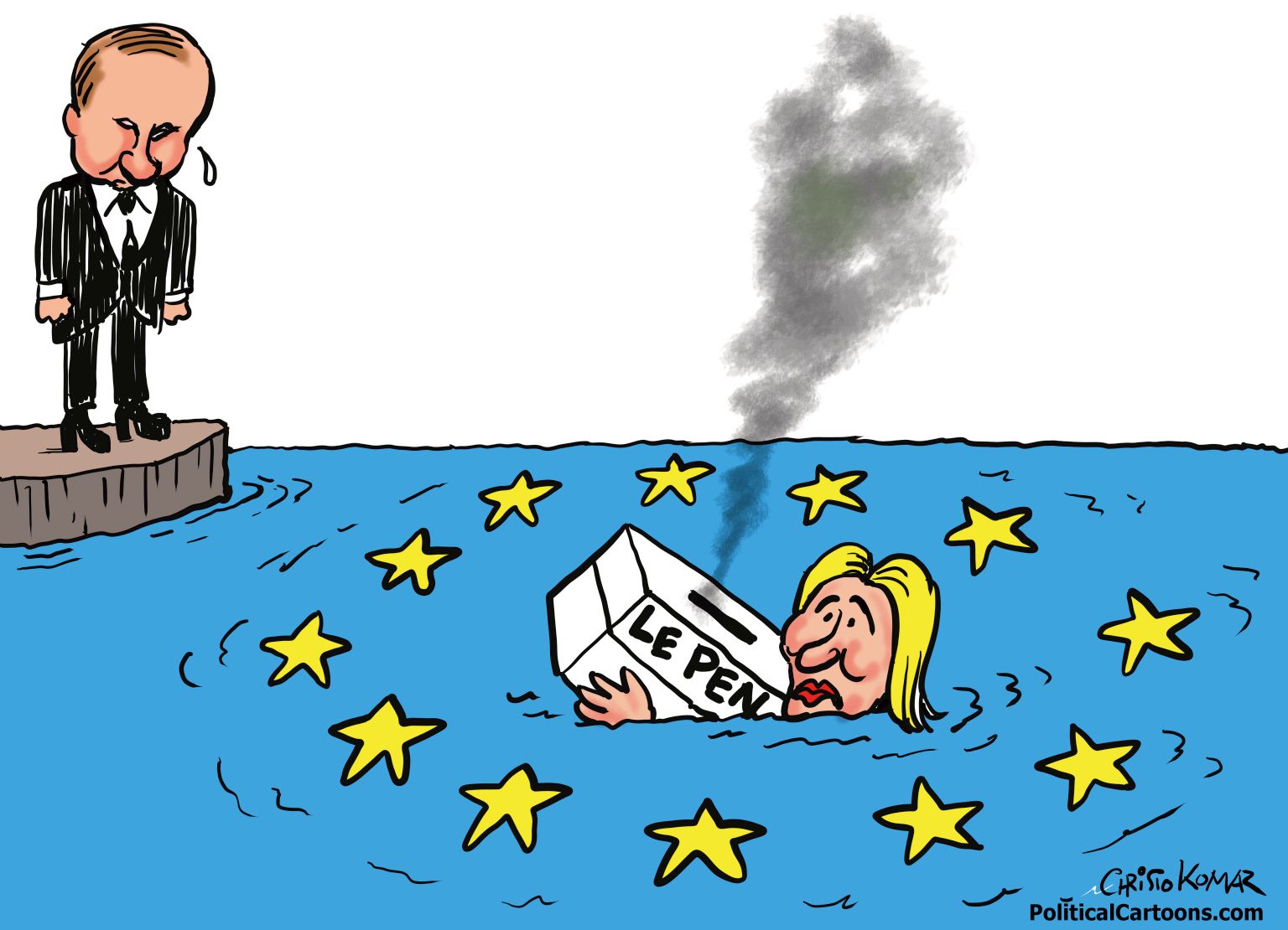 Putin and le Pen
