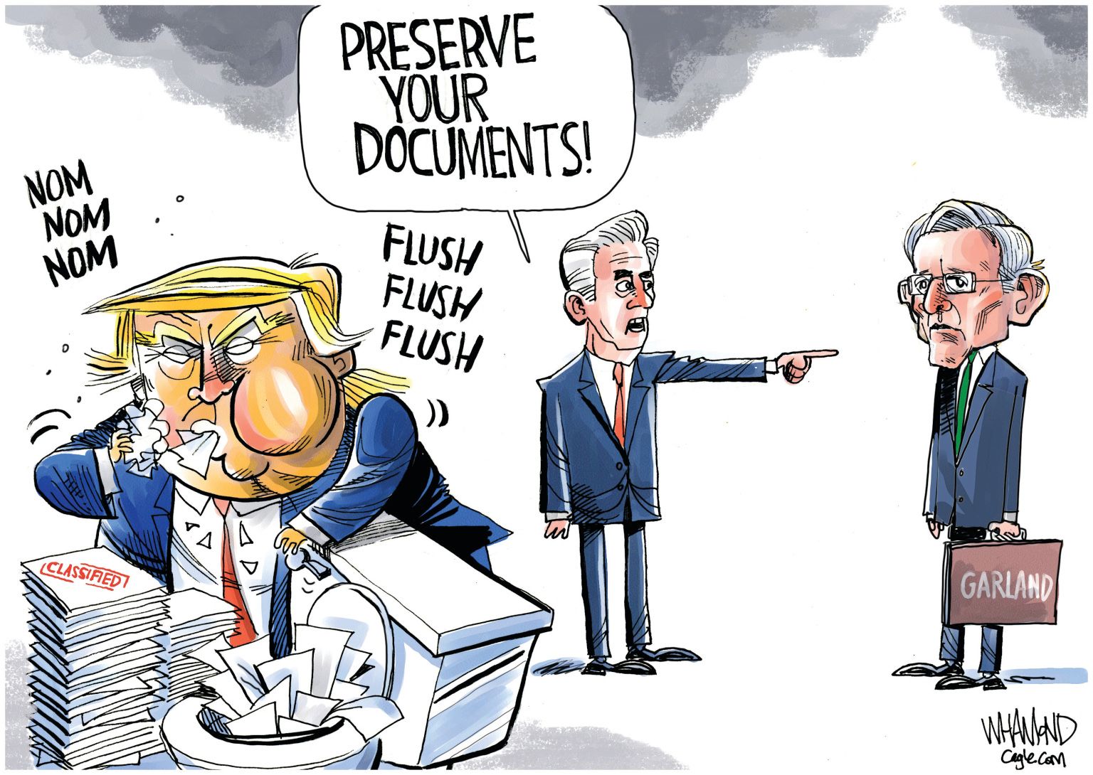 Preserve your documents! - editorial cartoon - newsjustin.press