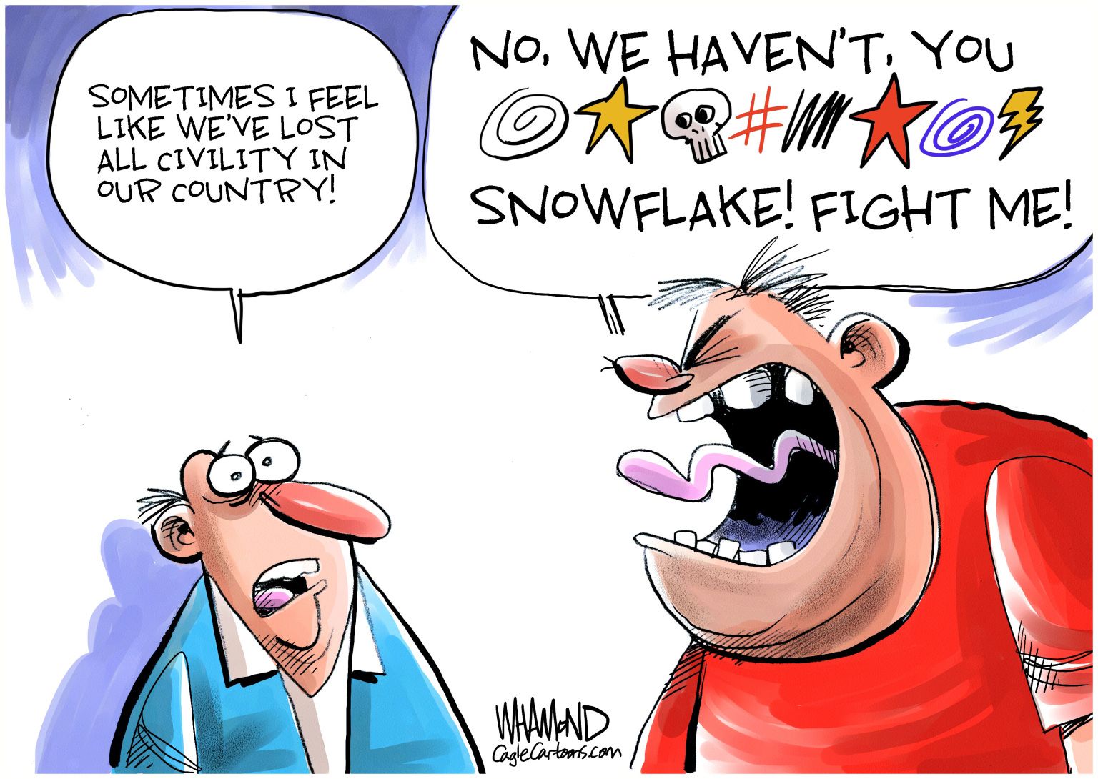 Civility War - newsjustin.press - editorial cartoon