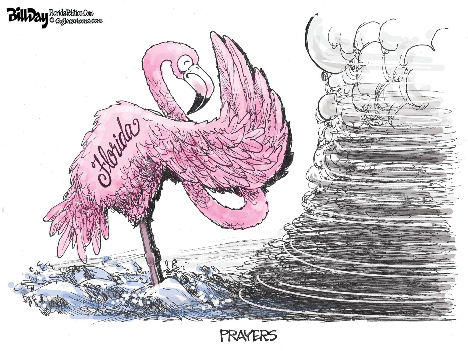 Florida Hurricane Ian - newsjustin.press - editorial cartoon